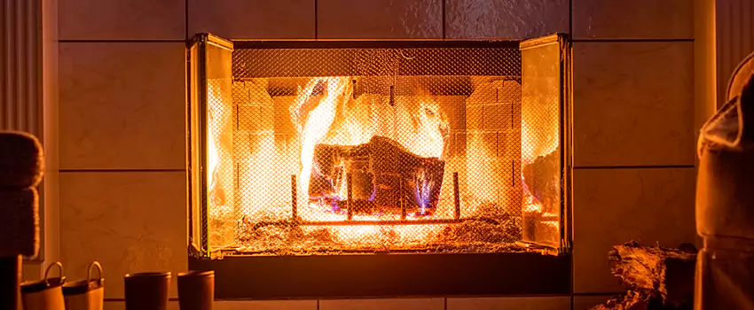 Mendota Hearth Landscape Fireplace Installation in Goodlettsville, Tennessee