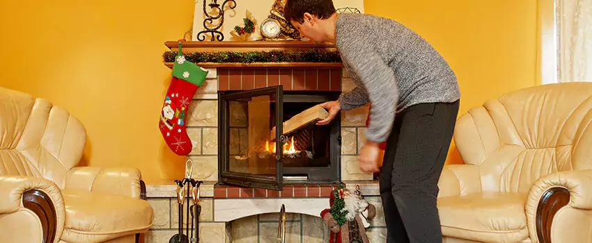 Rusted Metal Fireplace Restoration in Goodlettsville, Tennessee